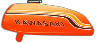 Pearl Candy tone Orange Fuel Tank