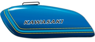 Candy Sky Blue Fuel Tank