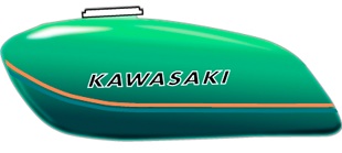 Candy Emerald Green Fuel Tank